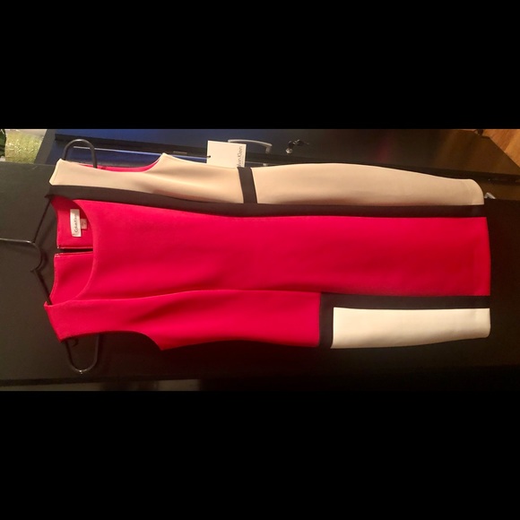 Calvin Klein dress with bold contrasting colors - Picture 3 of 4